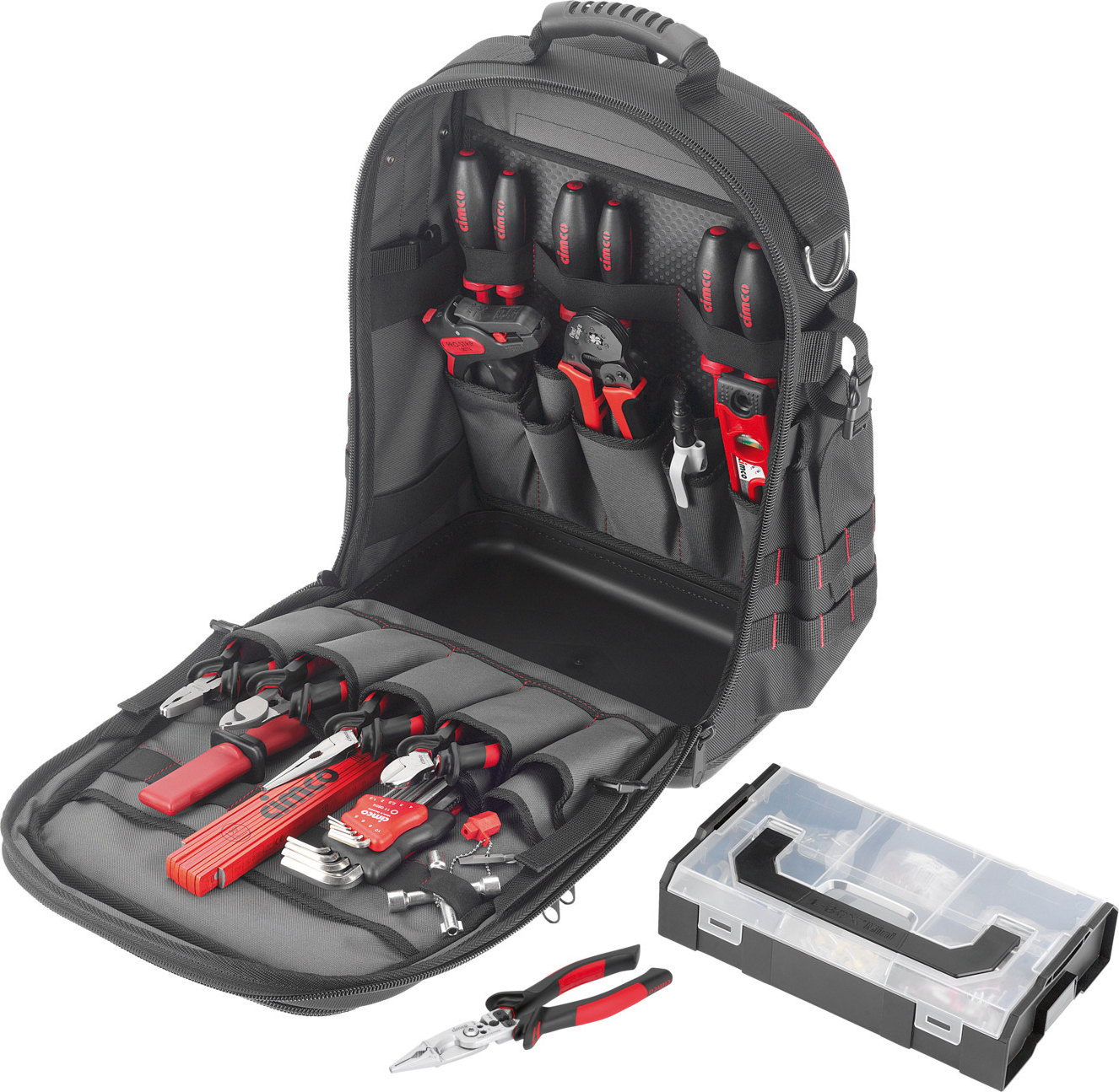 Cimco Werkzeuge Werkzeug-Rucksack electric 25-tlg, L-Boxx-Mini 170426