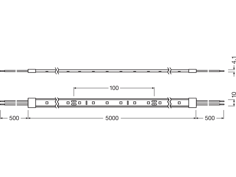 Ledvance LED-Strip VALUE-1000 PROTECTED -1000/827/5/IP65
