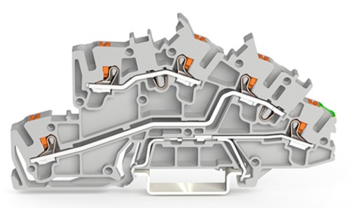 WAGO GmbH & Co. KG Installationsetagenklemme 2,5 mm² mit Drücker 2203-7645 - 2203-7645