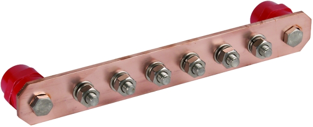 DEHN Potentialausgleichschiene o. Abdeckung CU PAS I 6AP M10