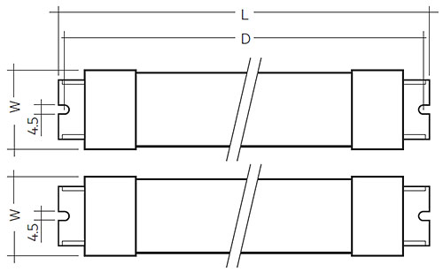 Tridonic Accu - NICD 6C 50 (2 x 3 cell sticks)