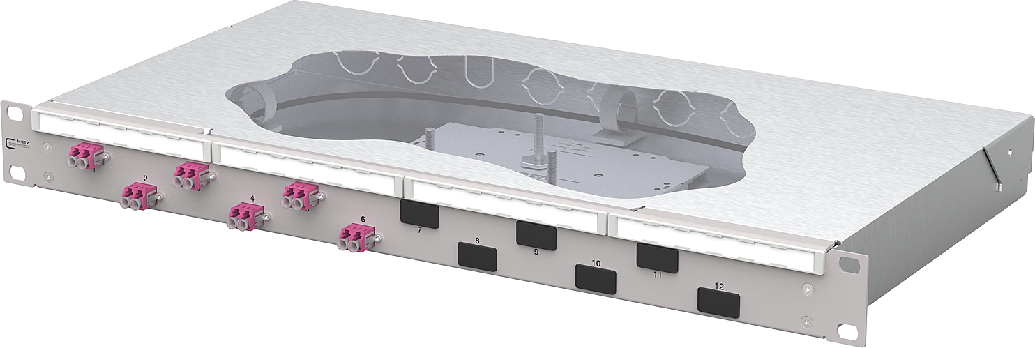 Metz Connect Patchfeld splice 6xLC-D OM4 1504577506-F
