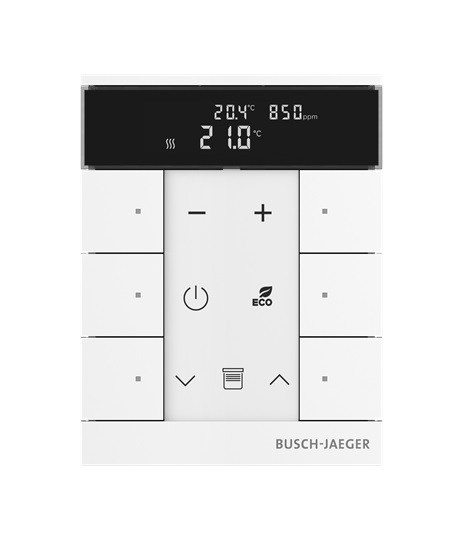 Busch-Jaeger Raumtemperaturregler 6fach, weiß SBC-F-6.0.11-84
