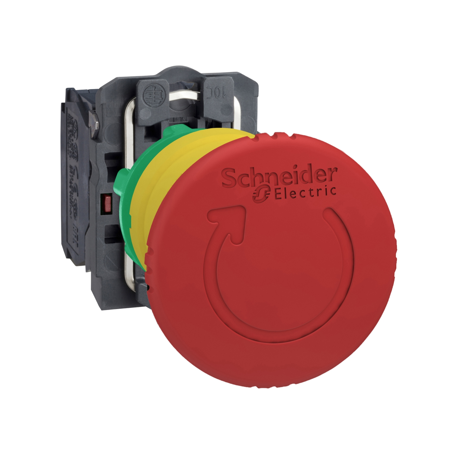 Schneider Electric Pilzdrucktaster Not-Aus Drehentriegelung, 2Ö XB5AS8444