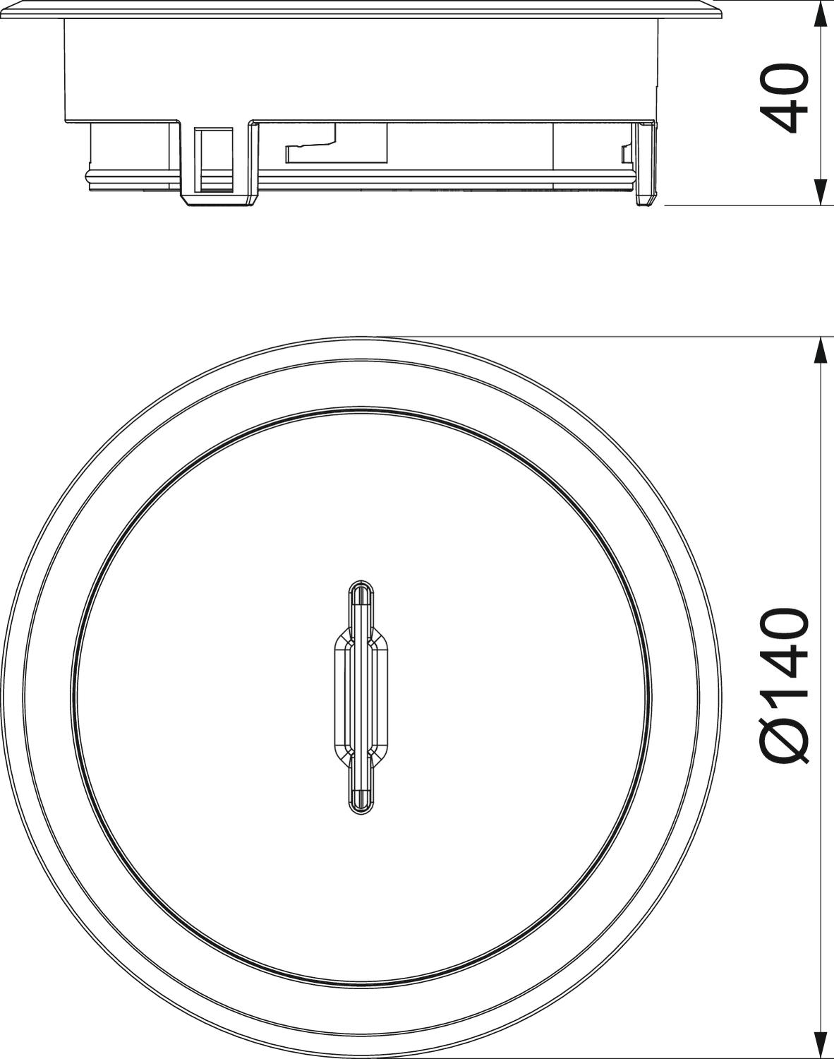 OBO Bettermann Vertr Tubusdeckel mit Griffbügel GES R2T Ni - 7408860 OBO Bettermann Vertr Tubusdeckel mit Griffbügel GES R2T Ni - 7408860