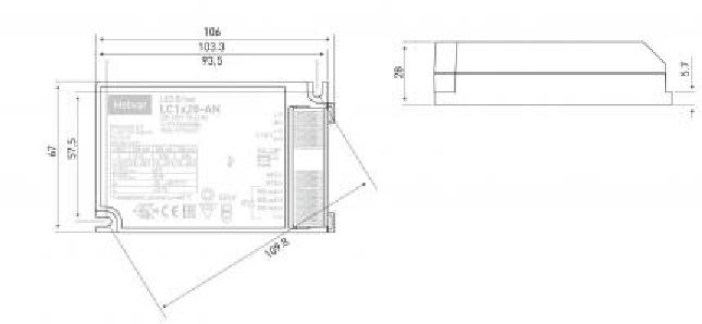 Helvar LED-Driver LLC1x28-AN