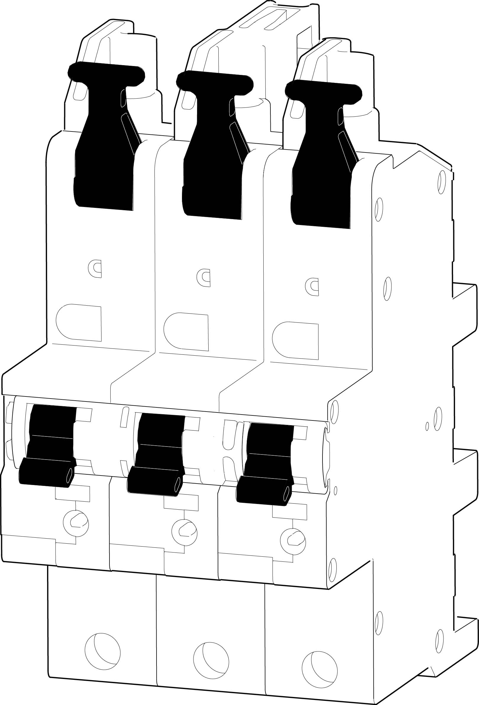 ABN SHU-Schalter 3-polig, 40A XKS340-5