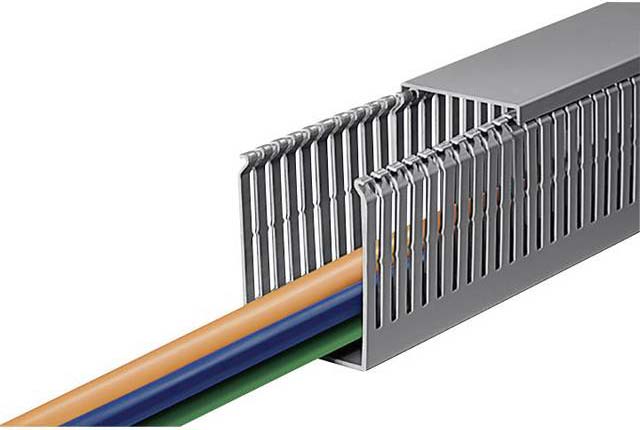 HellermannTyton Verdrahtungskanal 40x60mm, 2m PVC HTWD-PN-40X60 - 184-10148