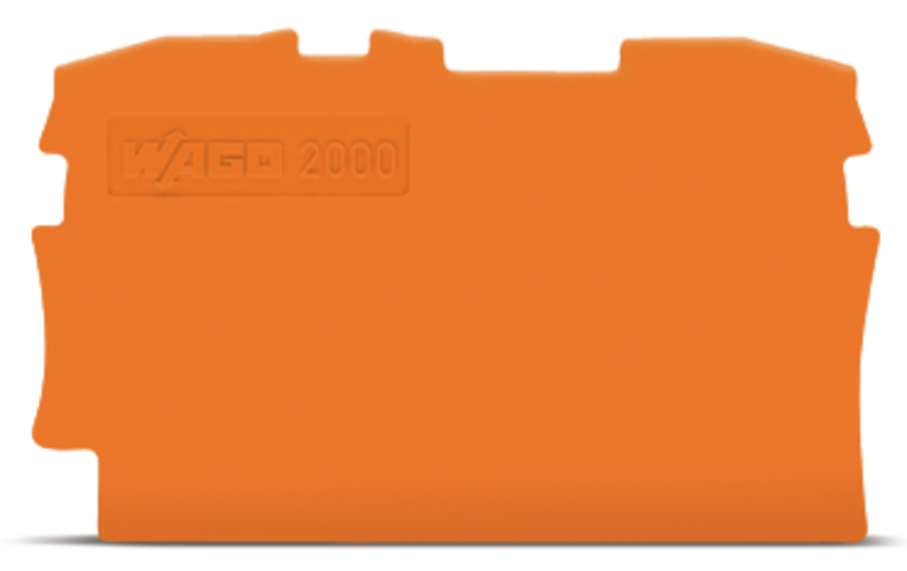WAGO GmbH & Co. KG 2L-Abschlussplatte orange 2000-1292