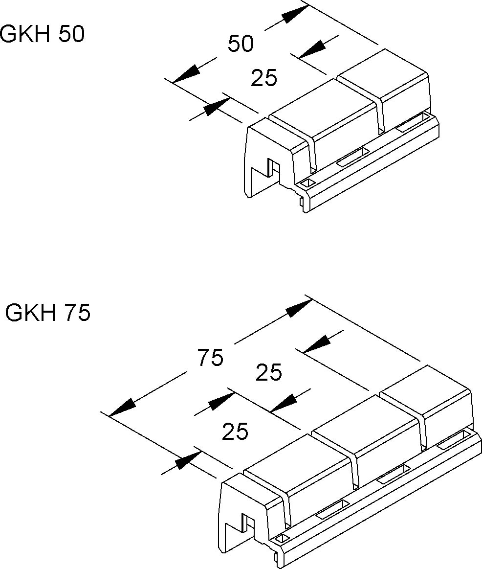 Niedax Profilhalteklammer GKH 75 W