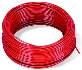TE Sensors Stahlseil rot 3,2mm 50,5m XY2CZ305