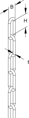 Niedax Gliederkette KF-4 - KF-4