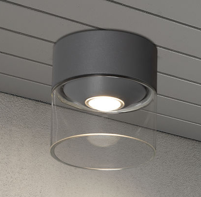 Gnosjö Konstsmide AL LED-Deckenleuchte Varese anthrazit 7883-370 günstig online kaufen