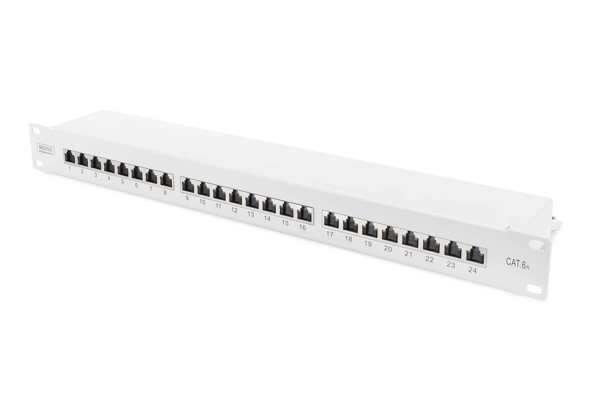 DIGITUS Patchpanel Kat.6 Classe EA 24xRJ 45 STP 7035 DN-91624S-EA