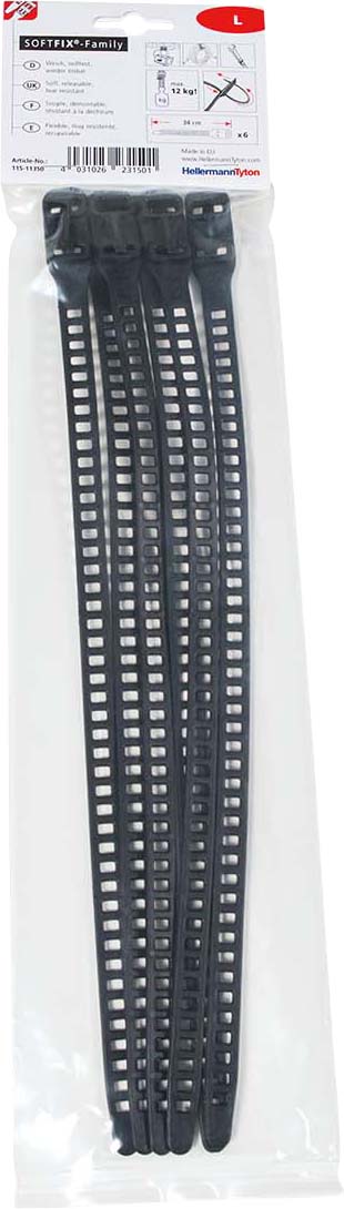 100PEZZI ELEMATIC IT5334E FASCETTA FERMACAVI POLIAMMIDE 6.6, 9X780 NERO 100PEZZI ELEMATIC IT5334E FASCETTA FERMACAVI POLIAMMIDE 6.6, 9X780 NERO