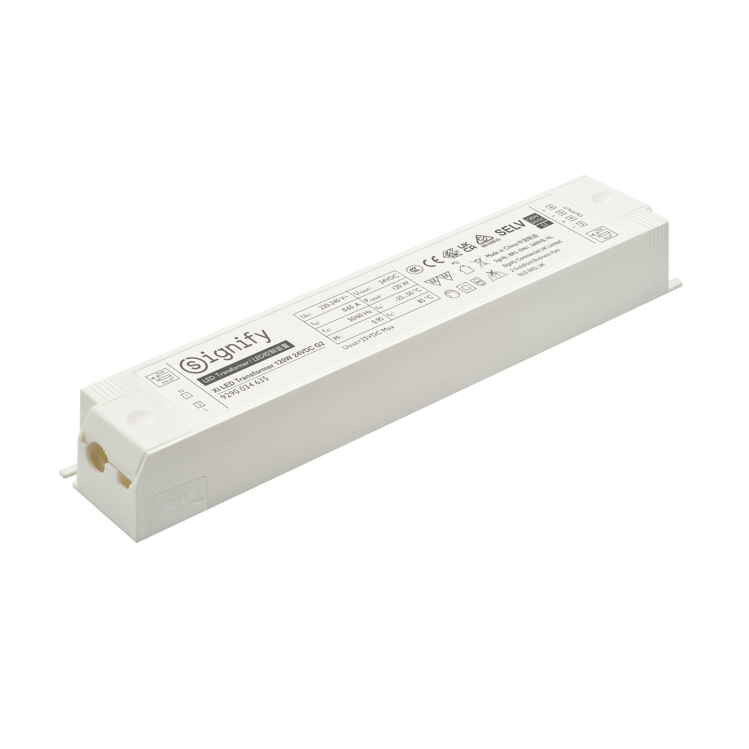 Signify Xitanium LED Transformer 120W 24VDC G2 - 929003463502