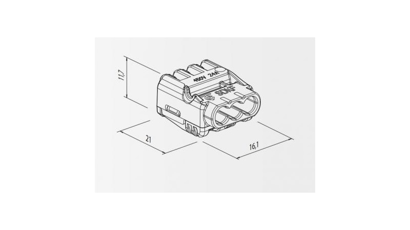 Electro Terminal Verbindungsklemme SDKF 3 TR-AN - 900566