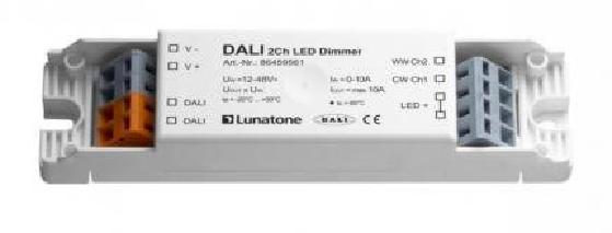 Lunatone Light Management LED-Dimmer DALI 2Ch LED Dimmer 10A CV