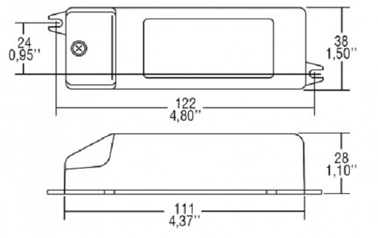 TCI LED-EVG DC 22W 1050mA WU