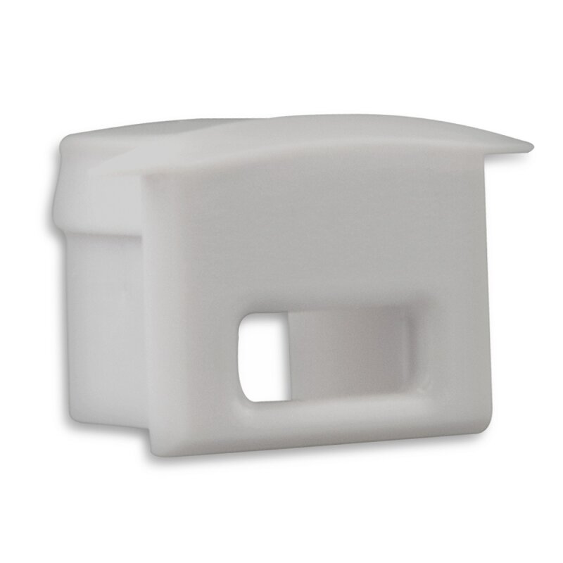 DOTLUX PVC end cap for profile/cover DXE3/A gray, with cable gland - 4000