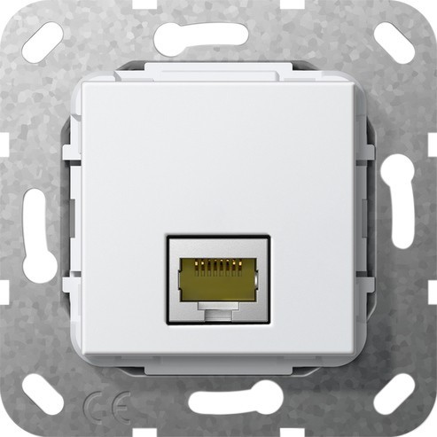 Gira Modular Jack RJ45 Cat6A rws LSA Plus Buchse 569603 - 569603