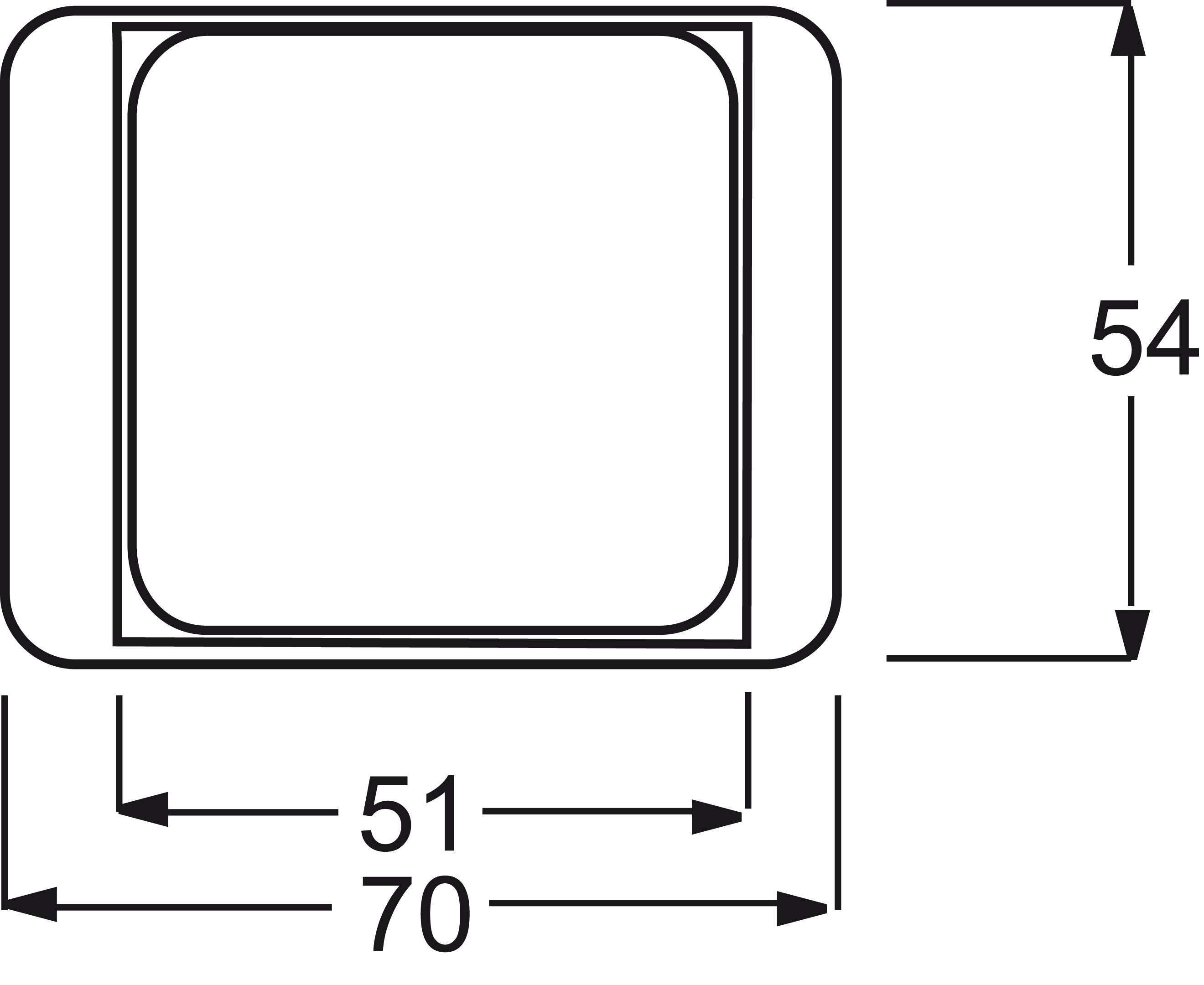 Busch-Jaeger Zentralscheibe sws 50x50,f.TAE-Einsatz 1746/10-24G - 2CKA001710A2744