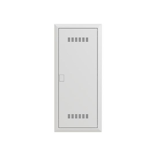 Striebel&John Mediaverteiler 5-reihig m.PatchPanel+Tür UK660MV