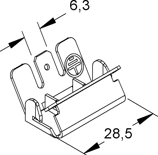 Niedax Potentialausgleichsklemme GPK 63