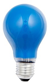 Scharnberger+Hasenbein Allgebrauchslampe B60x105 E27 230V 40W blau 40253 - 40253