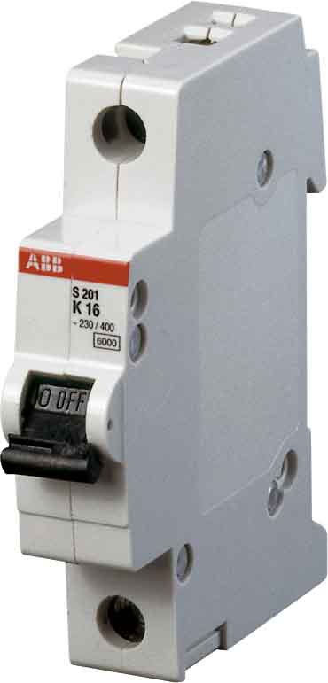 ABB Stotz S&J Sicherungsautomat K,6kA,2A,1P S201-K2 - 2CDS251001R0277 ABB Stotz S&J Sicherungsautomat K,6kA,2A,1P S201-K2 - 2CDS251001R0277