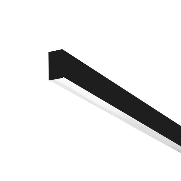 Brumberg LED mounting profile, black, rectangular - 77113084