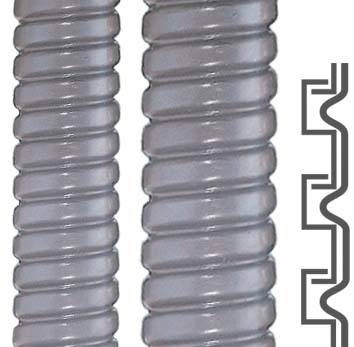 Flexa Metallschutzschlauch flüssigkeitsdicht SPR-PVC-AS AD14/10gr - 12011111010
