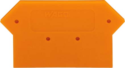 WAGO GmbH & Co. KG Abschlußplatte orange 283-317