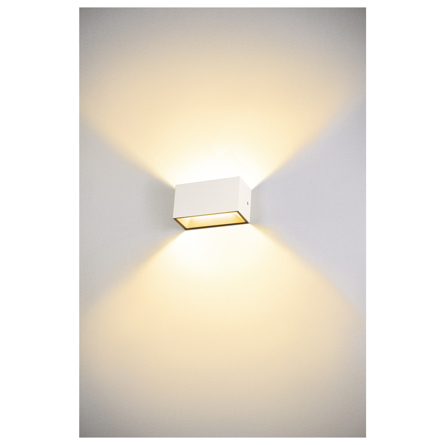 SLV SITRA M, LED Outdoor Wandaufbauleuchte, weiss, CCT switch 3000/4000K, IP 65 - 1005153