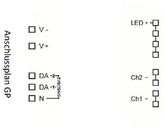Lunatone Light Management LED-Dimmer DALI 2Ch CC 1000mA