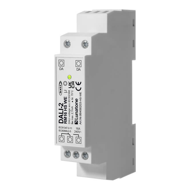 Lunatone DT7 switching actuator DALI-2 RM16 HS WE - 86456203-HS-WE