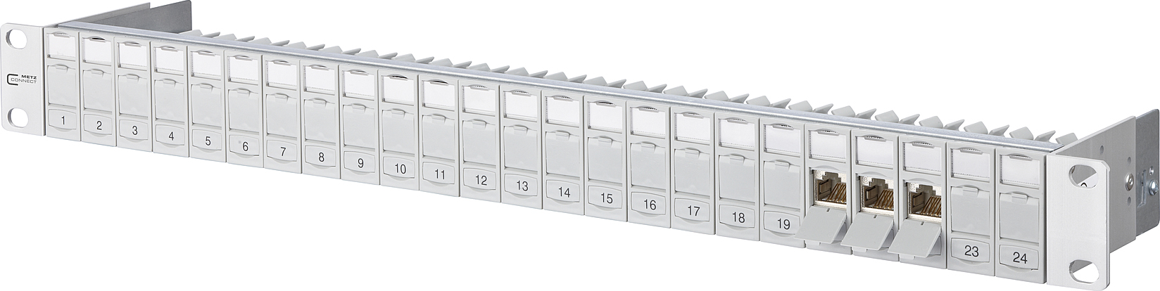 Metz Connect Patchfeld E-DAT 24x8 Cat.6A 130920-E