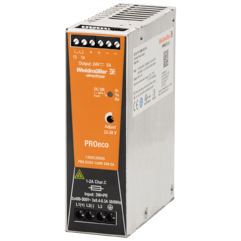 Weidmüller Schaltnetzgerät PRO ECO3 120W 24V 5A