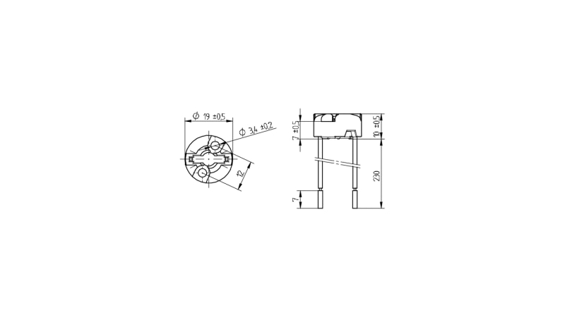 BJB Lampenfassung PGJ5 für HID-Lampen - 25.704.3001.00