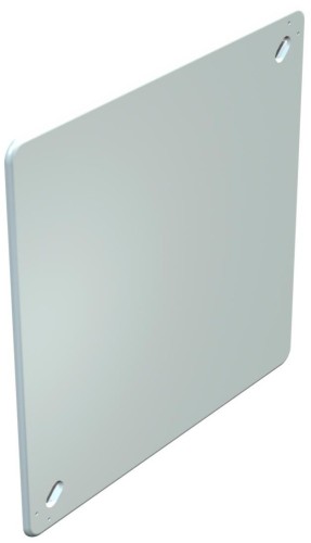 OBO Bettermann Vertr Kastendeckel Unterputz 97x97x1,5, PS, weiß UV 80 D - 2003240