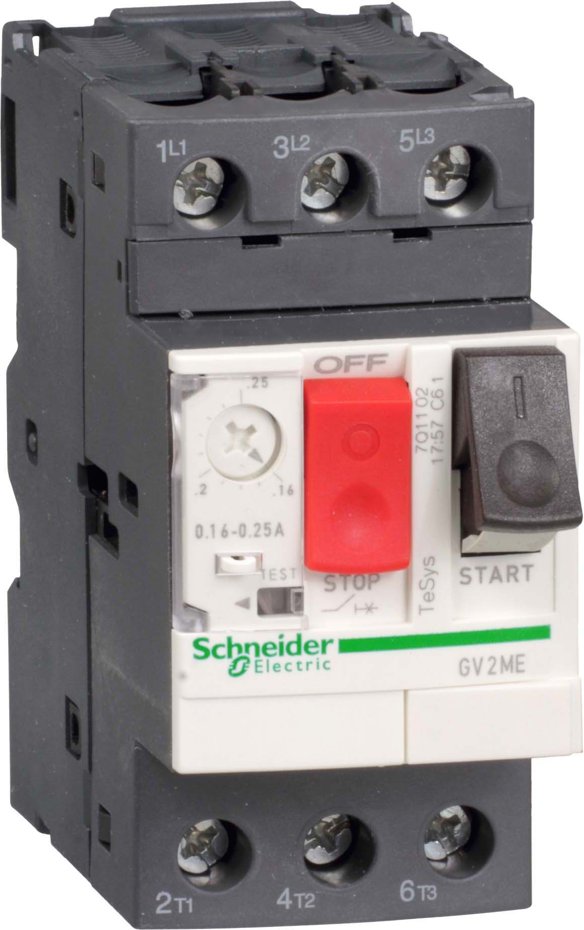Schneider Electric Motorschutzschalter 1,60-2,50A GV2ME07