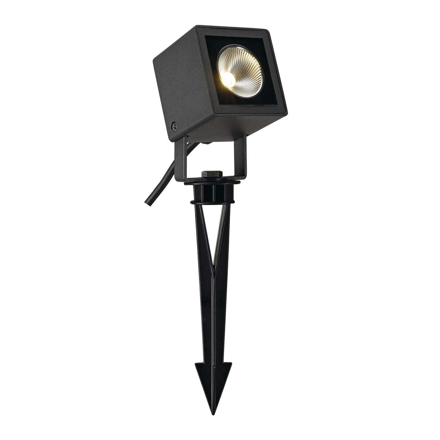 SLV NAUTILUS 10, Outdoor Spiessleuchte, LED, 3000K, IP65, eckig, anthrazit, 9W - 231035