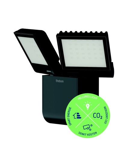 Theben LED-Strahler 17 Watt, sw theLeda S17-100L BK - 1020603 günstig online kaufen