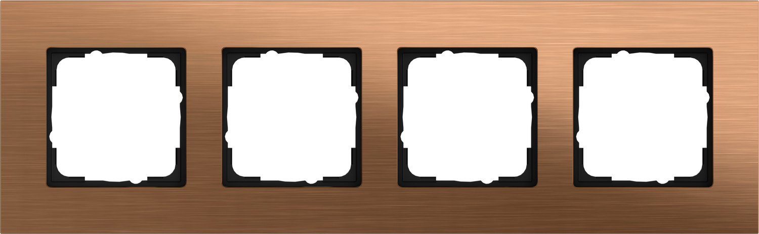 Gira Abdeckrahmen 4-f. Esprit Bronze 021438