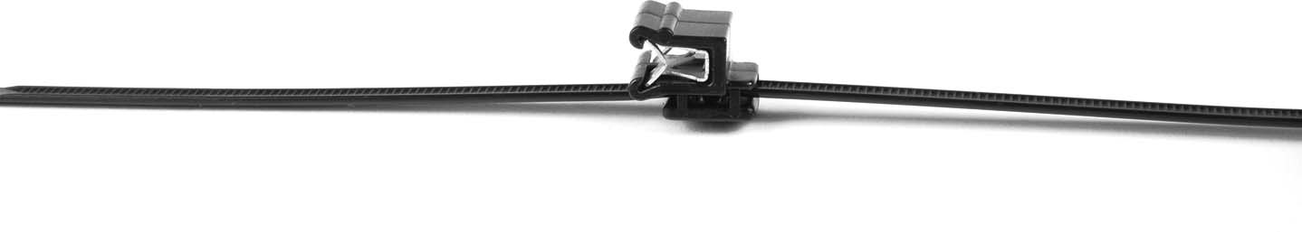 HellermannTyton Befestigungsbinder schwarz T50ROSEC5A PA66W - 156-00661