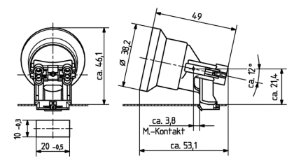 BJB Lampenfassung E27 für Allgebr.-Glühlampe 22.329.4002.50