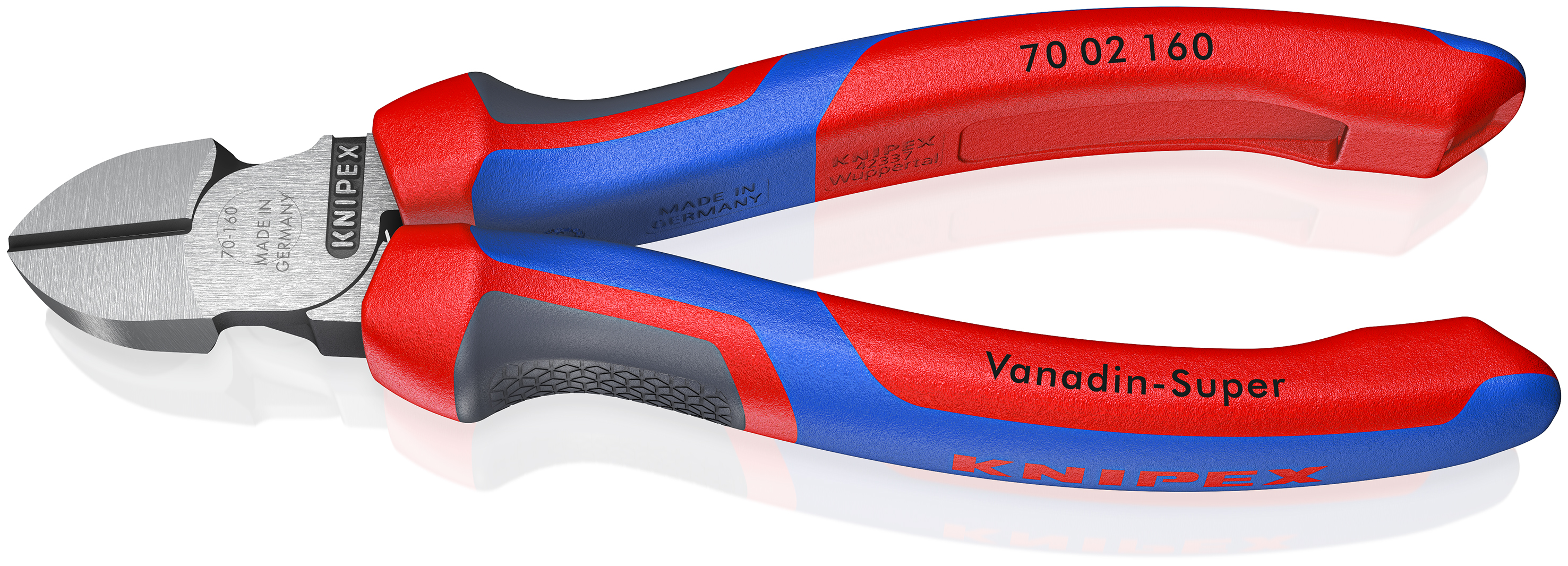 Knipex-Werk Seitenschneider schwarz, 160mm 70 02 160
