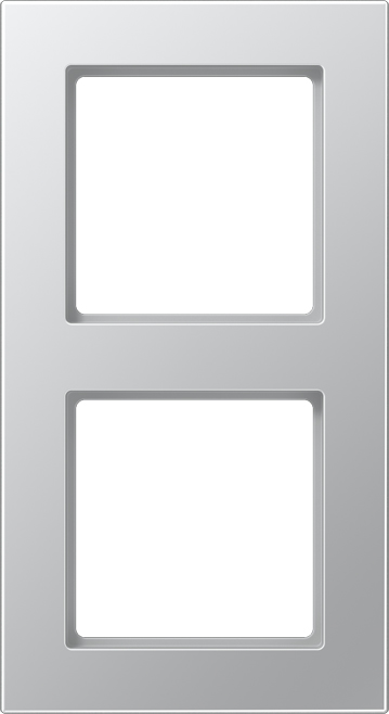 Jung Rahmen 2-fach waage/senkrecht A 5582 BF AL - A5582BFAL günstig online kaufen