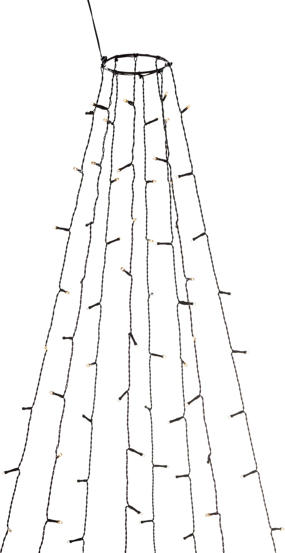 Gnosjö Konstsmide WB LED-Baummantel mit Ring 8Stränge a 30Dioden 6320-810