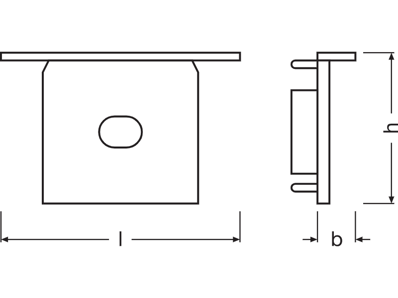 Ledvance Weite Profile für LED-Strips -PW02/EC/H